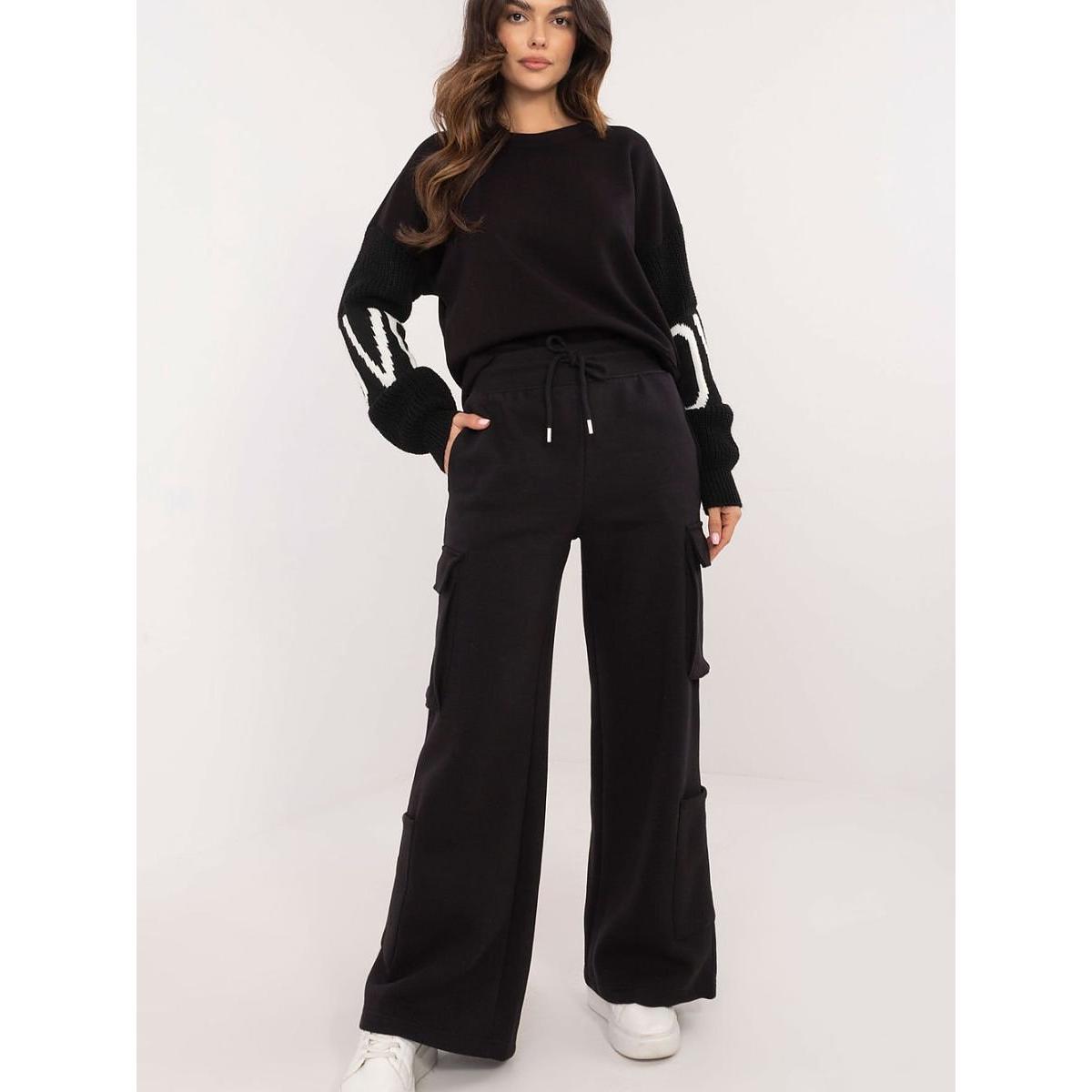 Sublevel, Herren, Hosen, Sportanzug Hosen, Schwarz, (XS)
