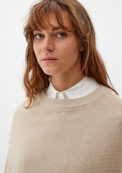 Produktbild s.Oliver Indoor-Poncho Poncho aus Baumwollmix (One Size)