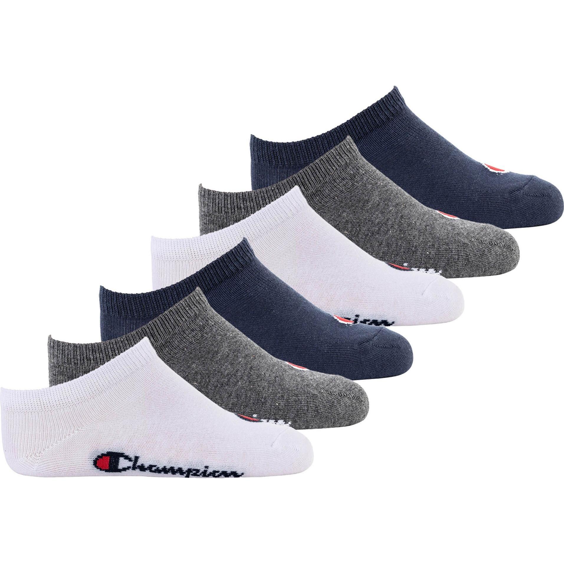 Champion, Herren, Socken, Socken Casual Bequem sitzend, Blau, (6er Pack, 27 - 30)