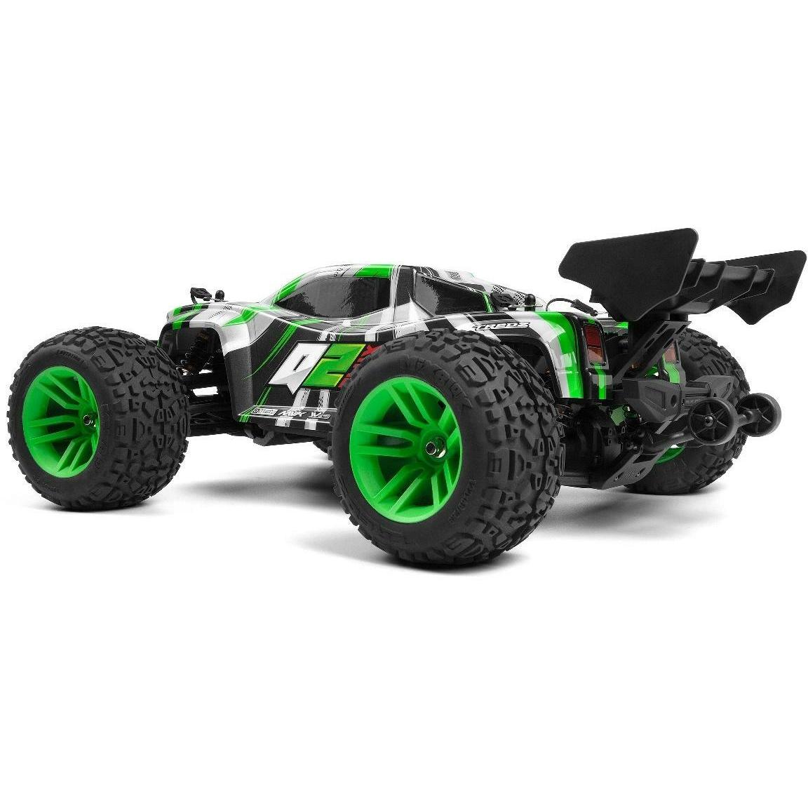 Maverick Quantum2 XT Flux 1:10 Stadium Truck - Grün (Mit Radio, Batterie nicht enthalten) (RTR Ready-to-Run)