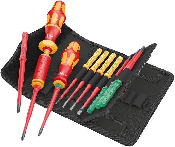 Produktbild Wera Kraftform Kompakt VDE 16 Torque extra slim 1 (Schlitz, Pozidriv-Kreuzschlitz (PZ), Pin-torx)