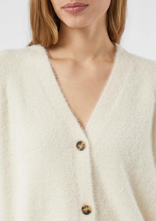 Produktbild Comma Strickjacke Haariger Strickcardigan auf Baumwollbasis mit 3/4 Arm (48)