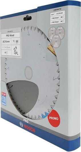 Productafbeelding Bosch Professional Zubehör Promo 3er Pack, 216 mm Pro Wood