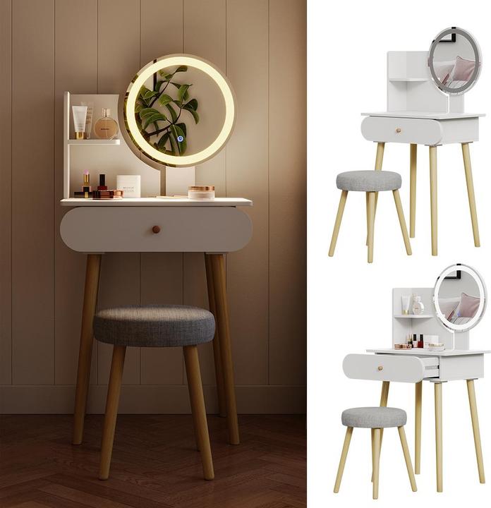 Actual product image Vicco Edda with stool (60 x 40 x 127 cm)