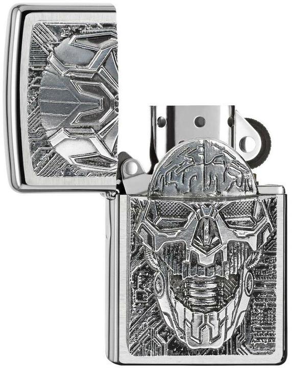 Actual product image Zippo Skull with trick