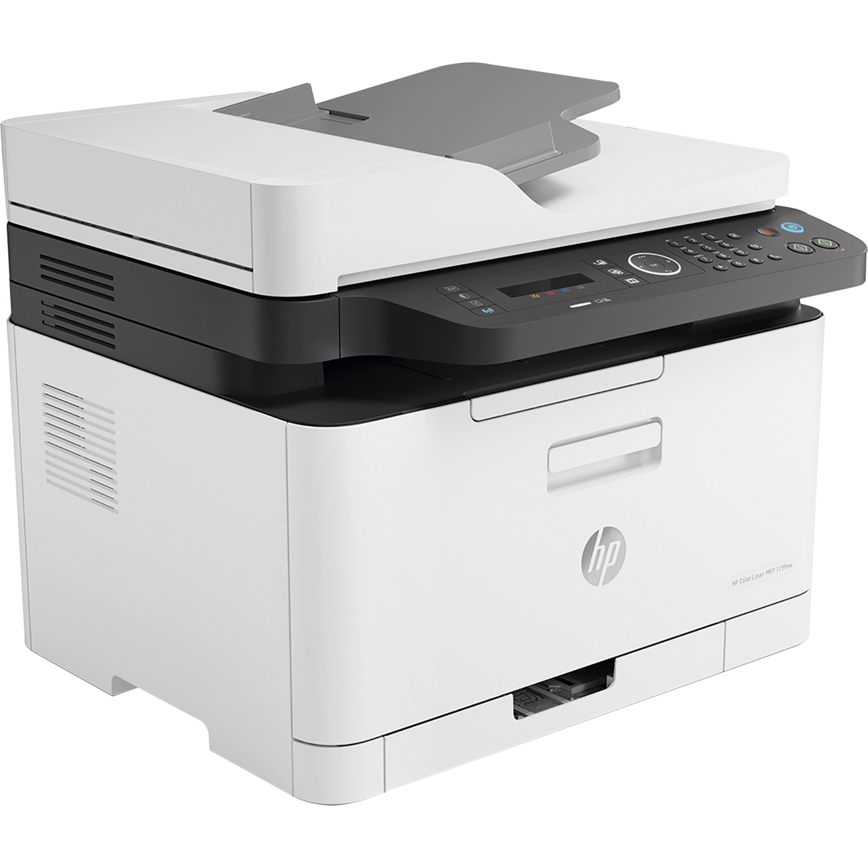 HP Color Laser MFP 179fwg (Laser, Farbe), Drucker, Weiss, Grau