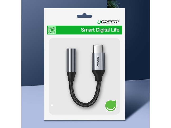 Actual product image Ugreen USB-C to 3.5mm Jack Adapter (USB Type C, 3.5mm socket)