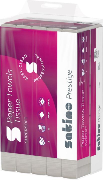 Wepa prestige towel paper - 274980 - PT2 compatible - 3000 sheets - 2-ply - cellulose (3000 x)