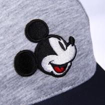 Actual product image Mickey cap baseball embroidery, 53 cm, gray (53)