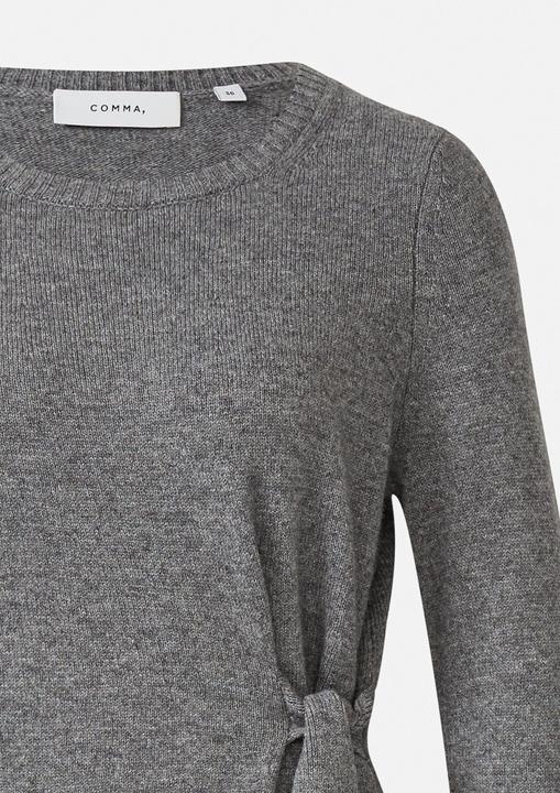 Produktbild Comma Strickpullover Strickpullover mit Schnür-Detail an der Taille (34)