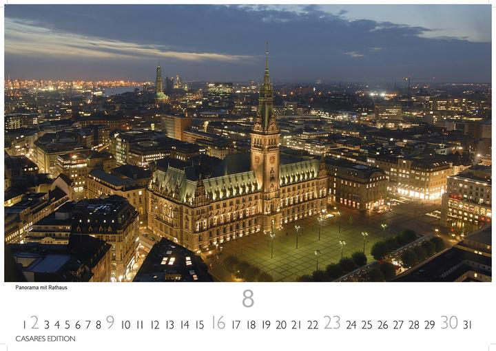 Actual product image Hamburg Kalender 2026 - Wandkalender | Fotokalender Deutschland 24x35cm | mit stimmungsvollen M (24x35cm)