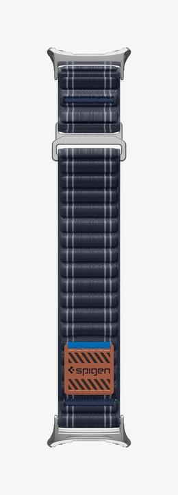 Actual product image Spigen - WBF0 - Samsung Galaxy Watch8 40mm/Watch8 44mm/Watch8 Classic - Navy (20 mm, 22 mm, Fabric, Nylon)