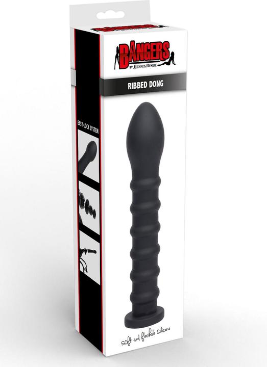 Actual product image Hidden Desire Ribbed Dong Easy-Lock 19 cm