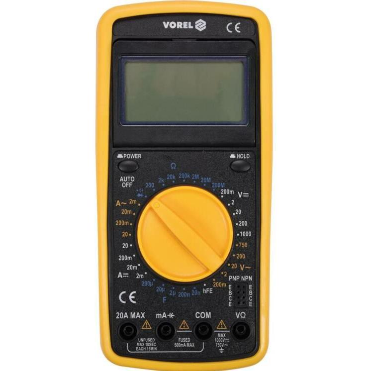 Toya, Multimeter, Vorel Miernik Elektryczny Wielofunkcyjny Cyfrowy