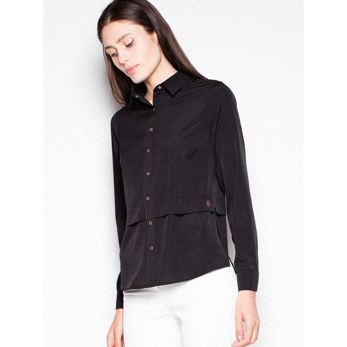 Venton, Damen, Hemd, Langarm Hemd, Schwarz, (M)