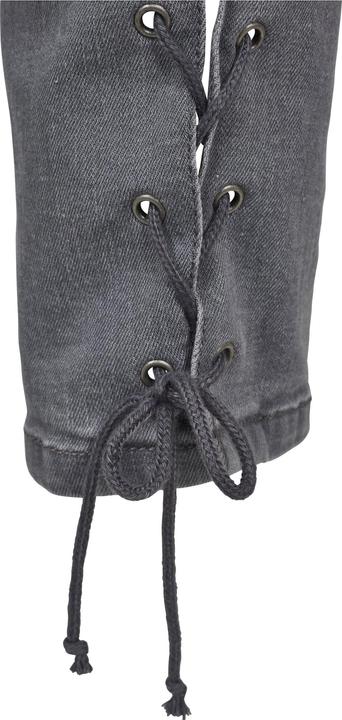 Actual product image Urban Classics Ladies Denim Lace Up Skinny Pants (28)
