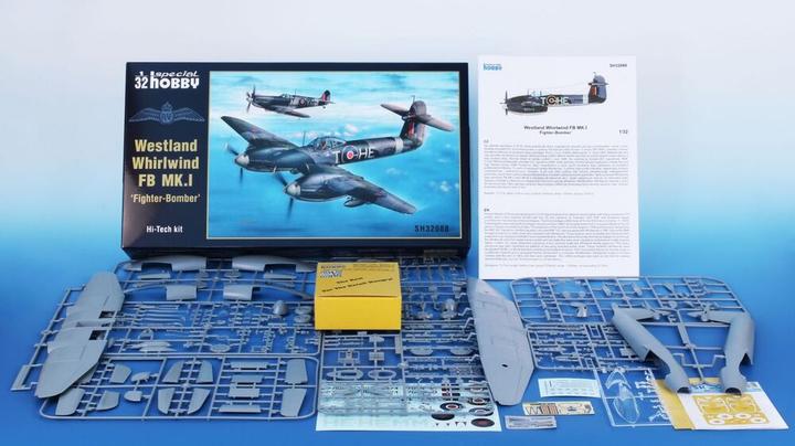Produktbild Special Hobby Westland Whirlwind FB MK.I ‘Fighter-Bomber’ Hi-tech kit 1/32