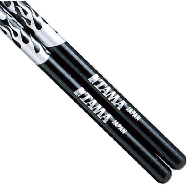 Thumbnail - Tama 7A-F-BS Drumsticks Japan Oak Silver Fire (Schlagzeug), Drumsticks + Schlägel, Schwarz