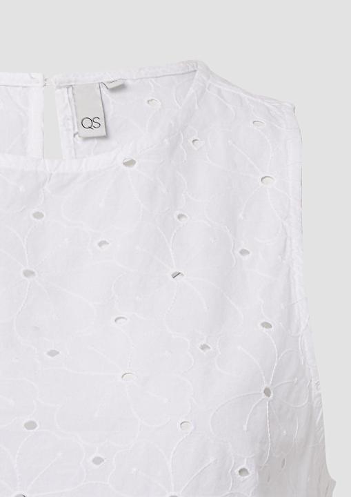 Produktbild S.Oliver Bluse Blusentop mit Lochstickerei (42)