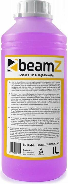 BeamZ Fluide de brouillard 1L haute densité (Liquide de brouillard)