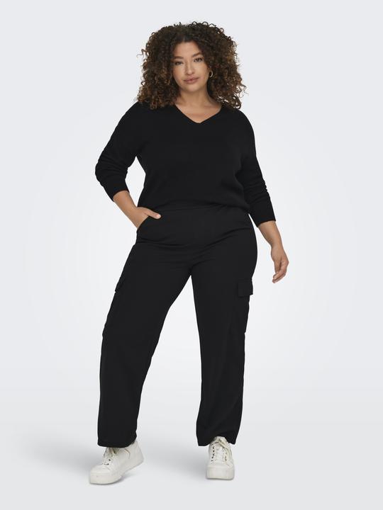 Actual product image Only Curvy V-neck Knit Sweater (M)