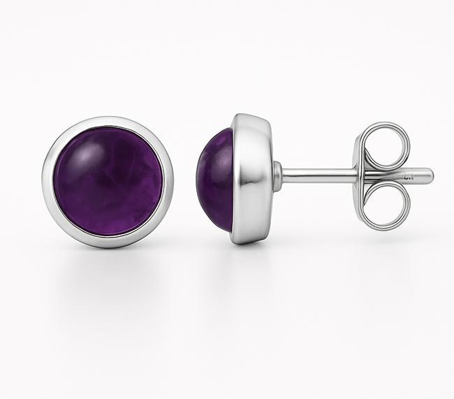 Produktbild Leyda Ohrstecker rund (Silber 925, Stein)