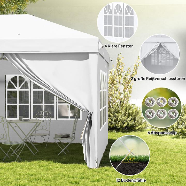 Actual product image Outsunny Folding pavilion (585 cm, 295 cm)