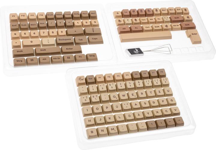 Ducky Boba Keycap Set, PBT, Dye-Sub - MDA