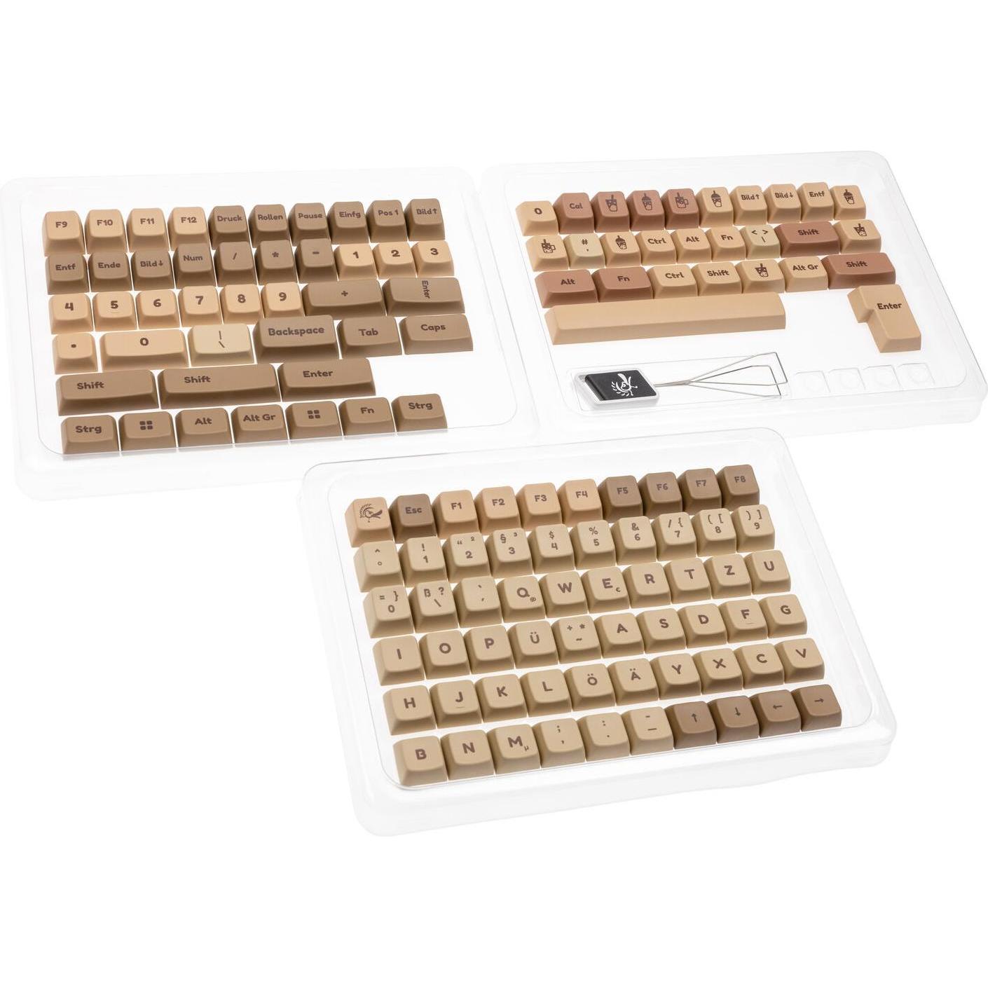 Ducky Boba Keycap Set, PBT, Dye-Sub - MDA, Keycaps, Mehrfarbig