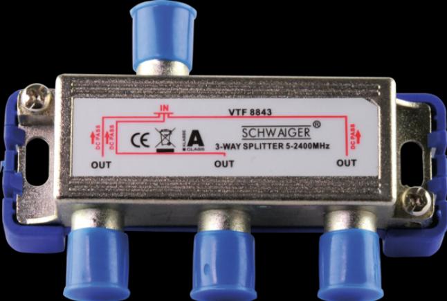 Schwaiger Verteiler 3-fach digital (Verteiler)