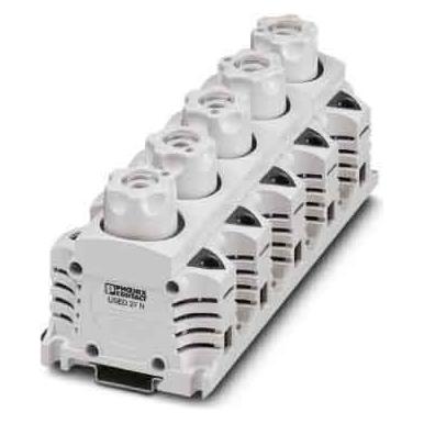 Phoenix Contact Fused DIN Rail Terminal 3048373, Elektronikzubehör + Gehäuse, Grau