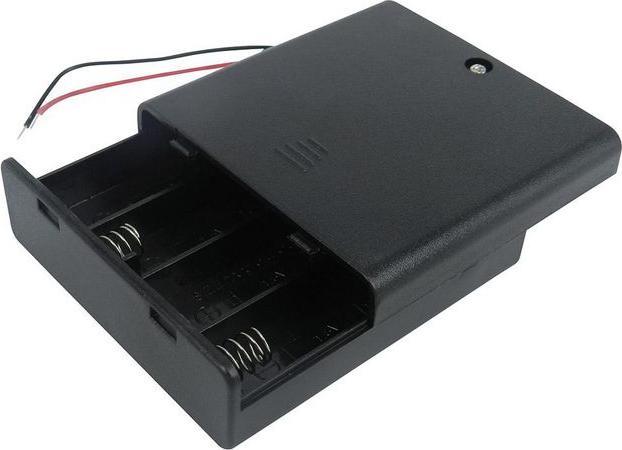 Image du produit RS PRO Porte-piles avec connexion filaire pour 4 piles AA