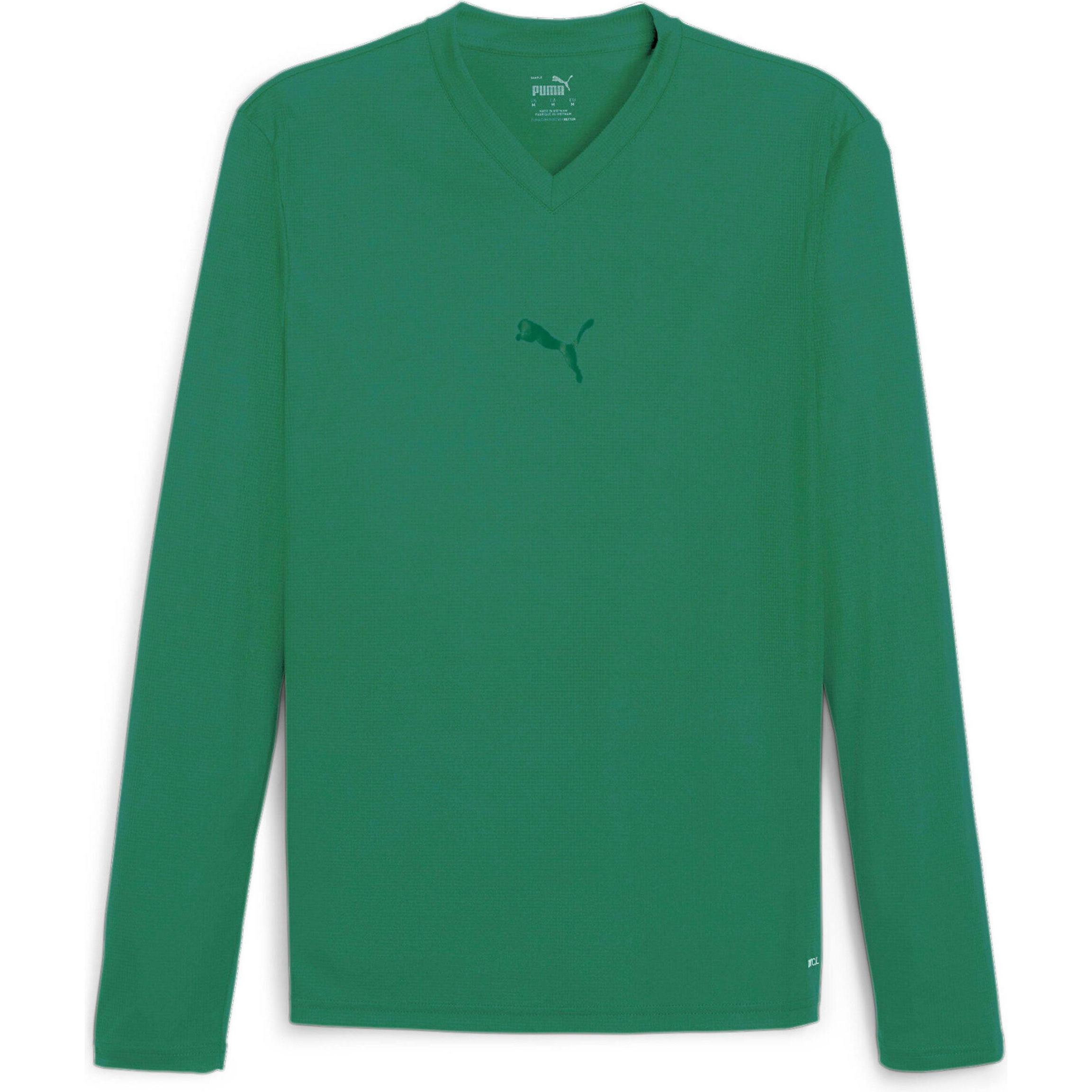 Puma, Herren, Sportshirt, teamGOAL Baselayer Tee LS (M), Grün, M