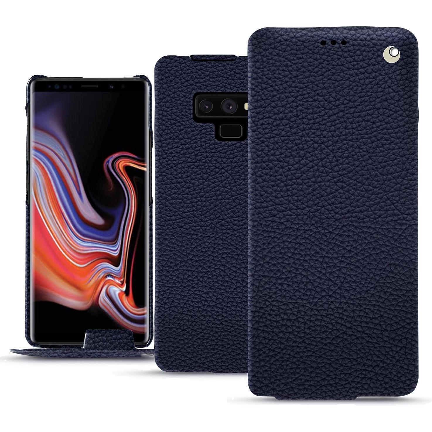Noreve Lederschutzhülle vertikal (Samsung Galaxy Note 9), Smartphone Hülle, Violett