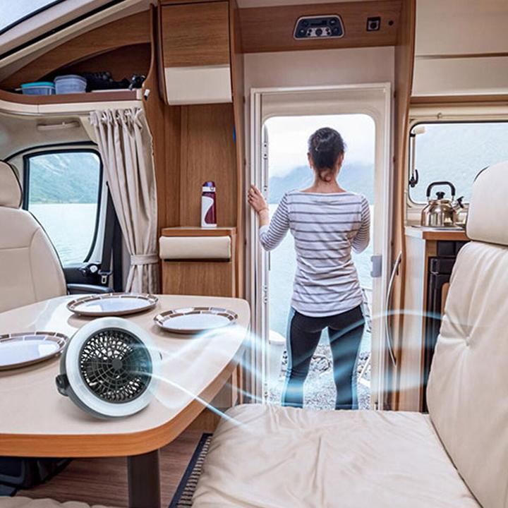 Produktbild Grundig Campinglampe und Ventilator