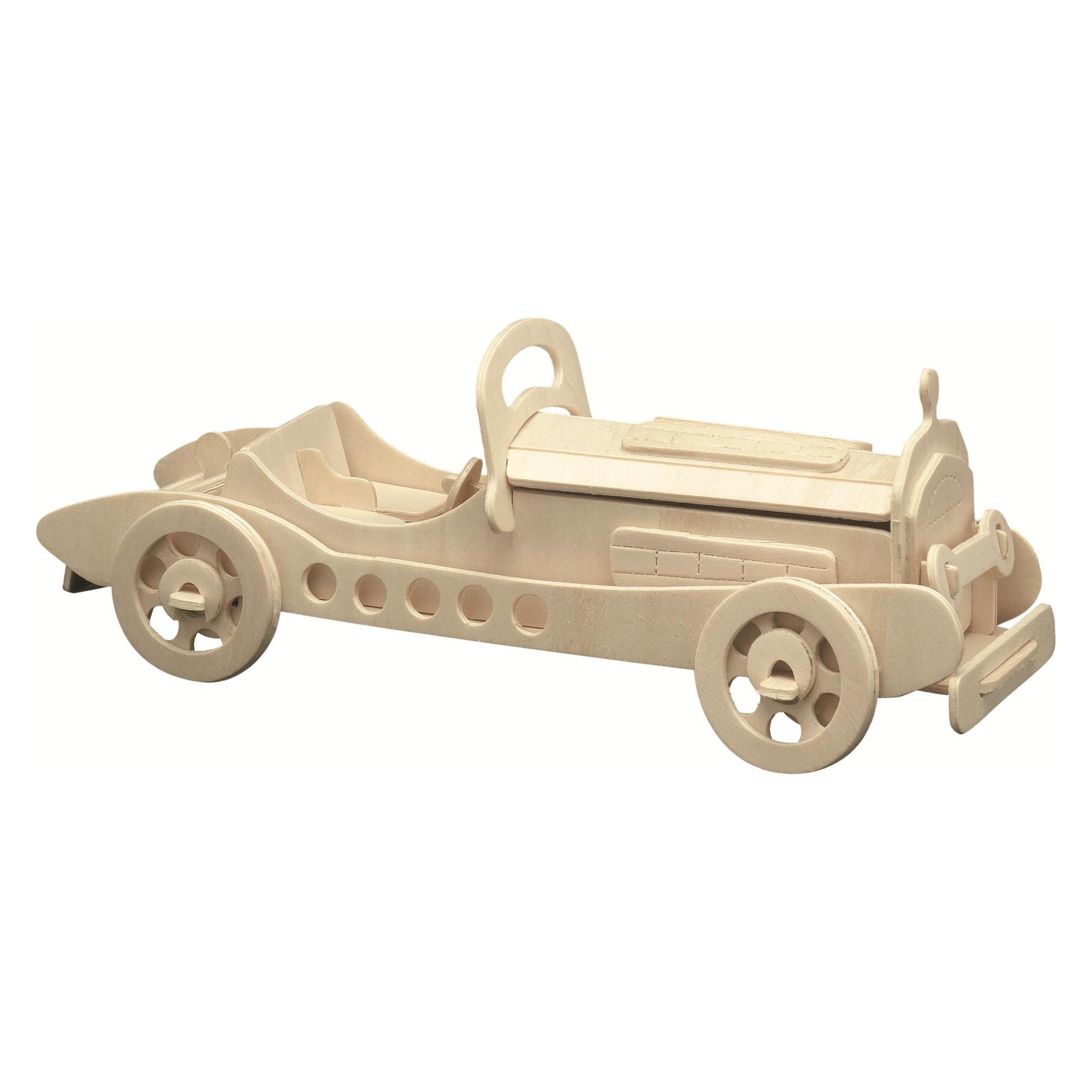 SET DI 5 modelli di elicotteri in legno 3d puzzle aereo colorato EUR 38