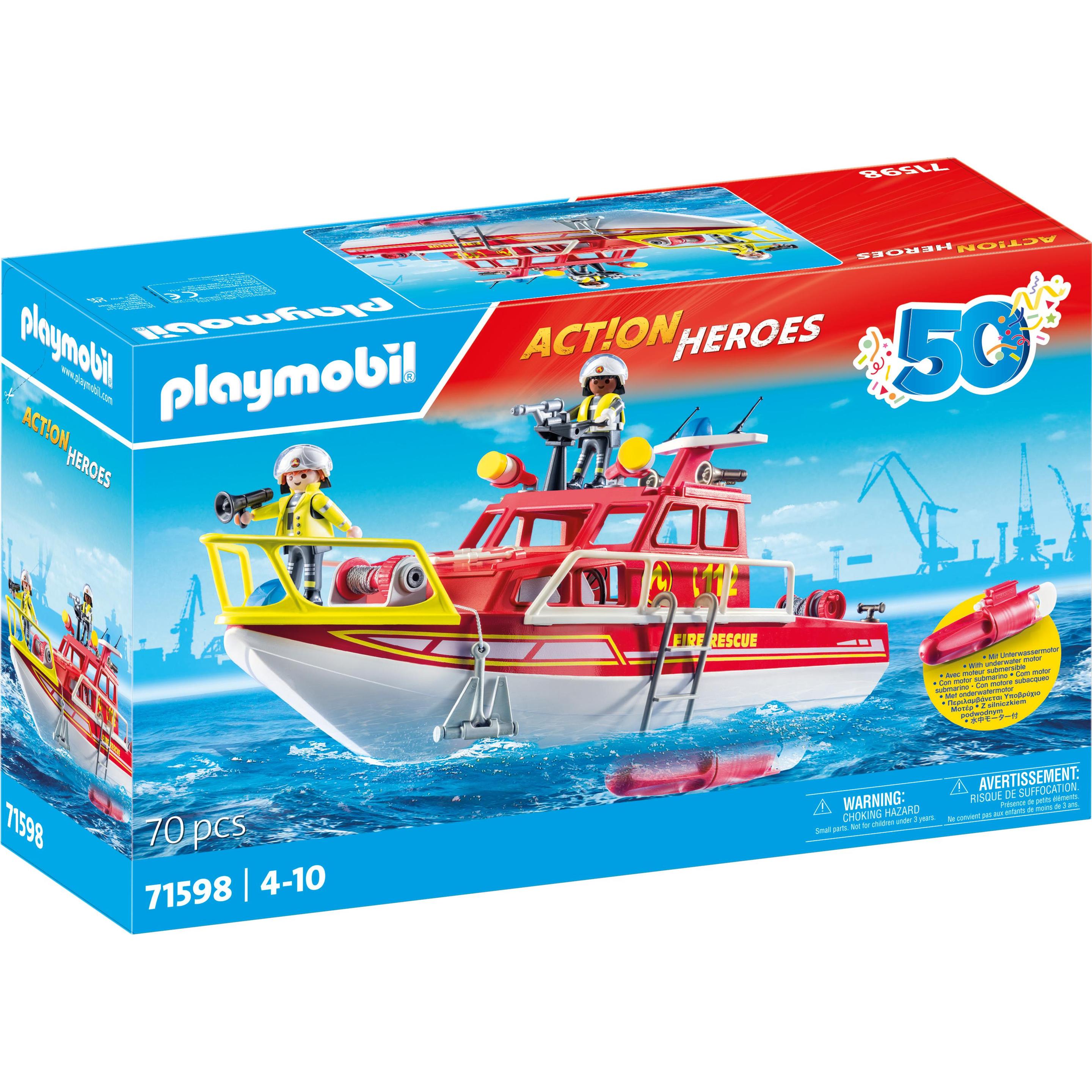Playmobil Feuerlöschboot (71598, Playmobil City Action)