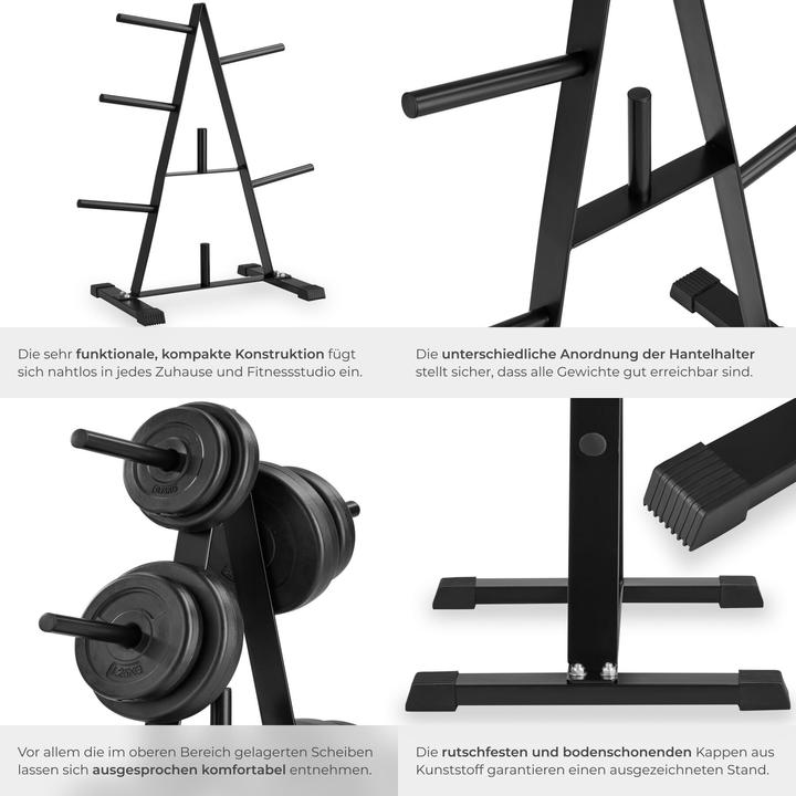 Produktbild tectake Hantelscheibenständer
