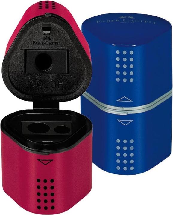 Image du produit Faber-Castell Taille-crayon Grip 2001 183801 bleu/bordeaux 10 pièces
