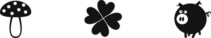 Produktbild Heyda Stempel-Figuren "Glück"