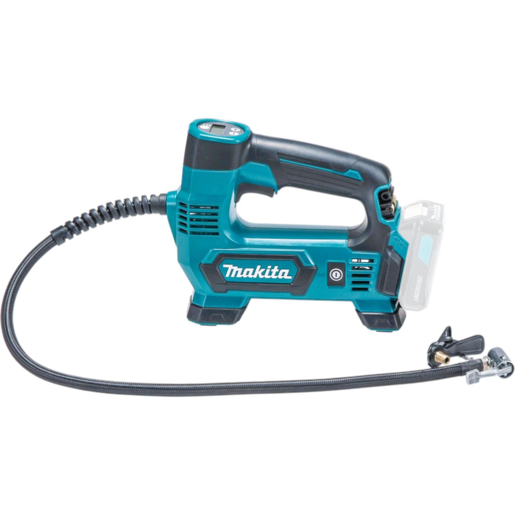 Makita, Compressore, MP 100 DSA1 Akku Kompressor 12 V max. 8,3 bar + 1x Akku 2,0 Ah + Ladegerät (8.30 bar)
