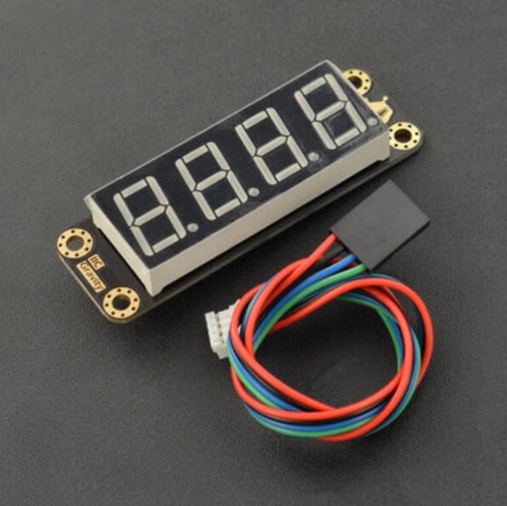 Actual product image DFRobot Gravity red 4-digit 7-segment LED display