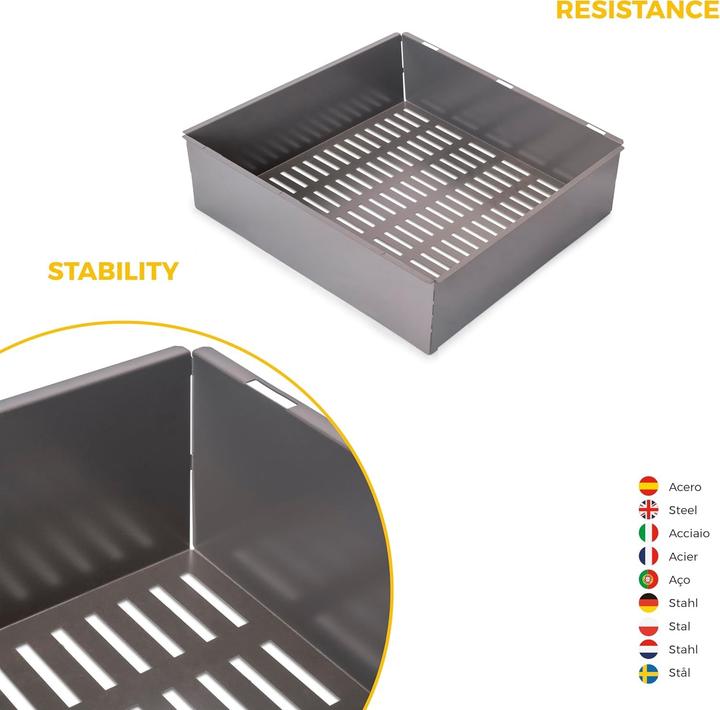 Actual product image Emuca Quartz Drawer and Adjustable Frame Kit