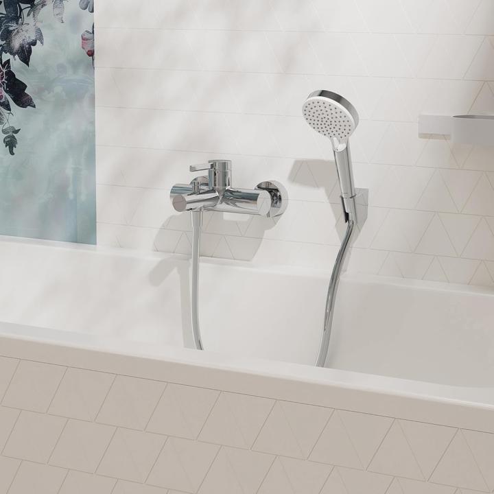 Actual product image hansgrohe Two-Function Deck-Mounted Bath Mixer Tap with 175 mm Spout