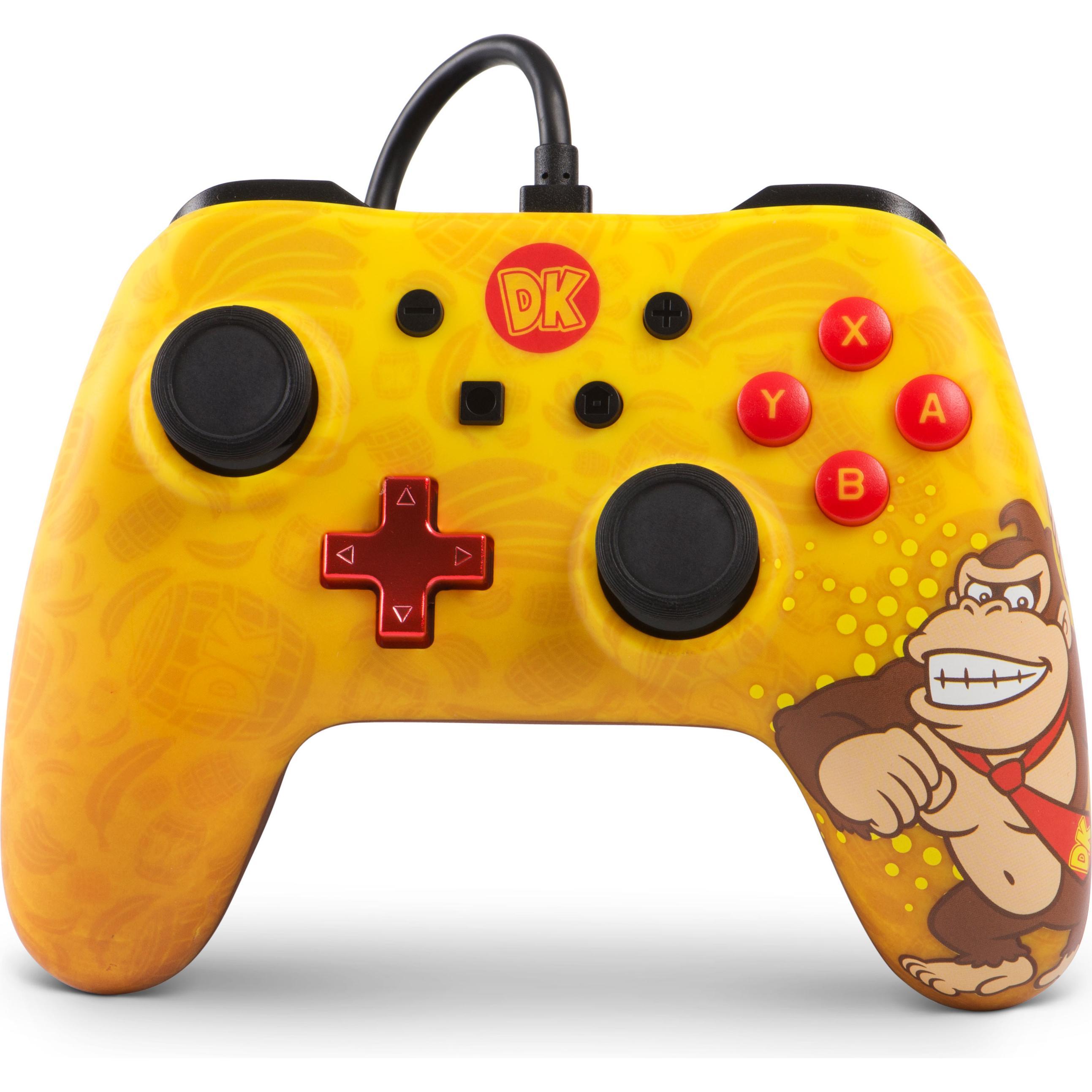 PowerA Wired Controller - Donkey Kong Edition (Switch), Gaming Controller, Gelb