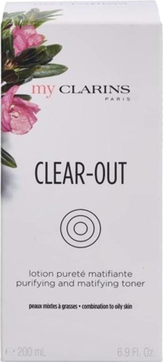 Actual product image Clarins Purifying Matifying Lotion (Facial cleansing wipes, 200 ml)