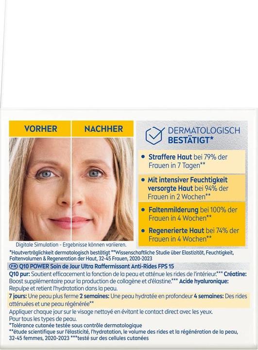 Actual product image NIVEA Q10 Power Anti-Falten Straffende Tagescreme (50 ml, Day cream, SPF 15)
