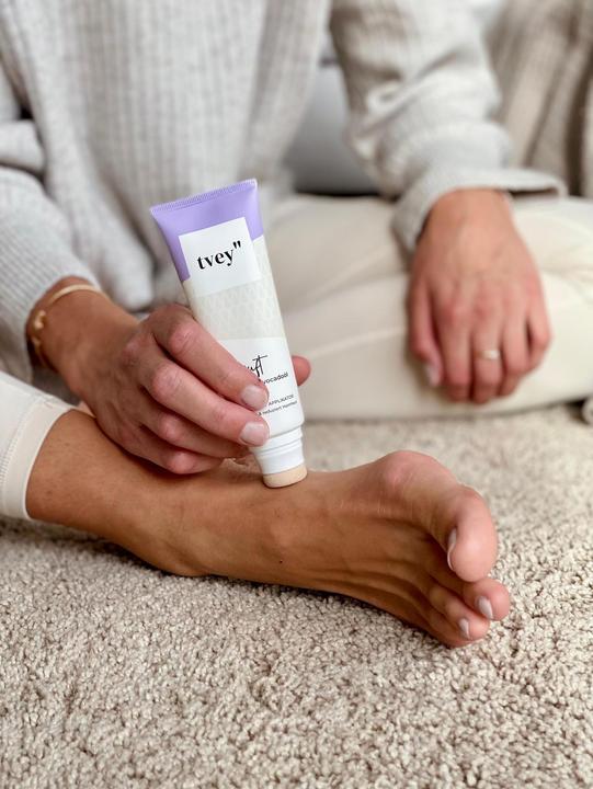 Actual product image Tvey Foot cream runs 75 ml (Foot cream & foot gel, 75 ml)