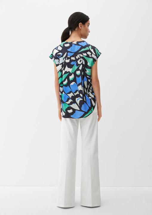 Immagine prodotto s.Oliver Bluse Satinbluse mit Allover-Muster (34)