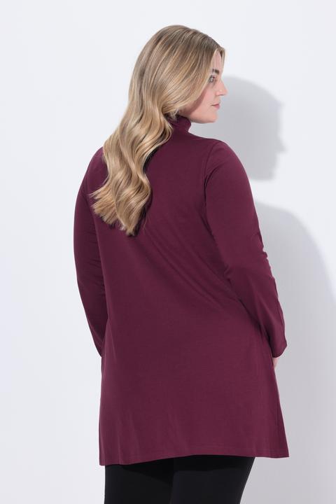 Produktbild Ulla Popken Longshirt, A-Linie, Stehkragen, Langarm, Taschen (46, 48)